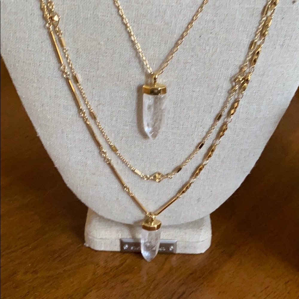 Stella and Dot crystal necklace